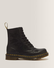 1460 Vonda Mono Women's Floral Boots - Black