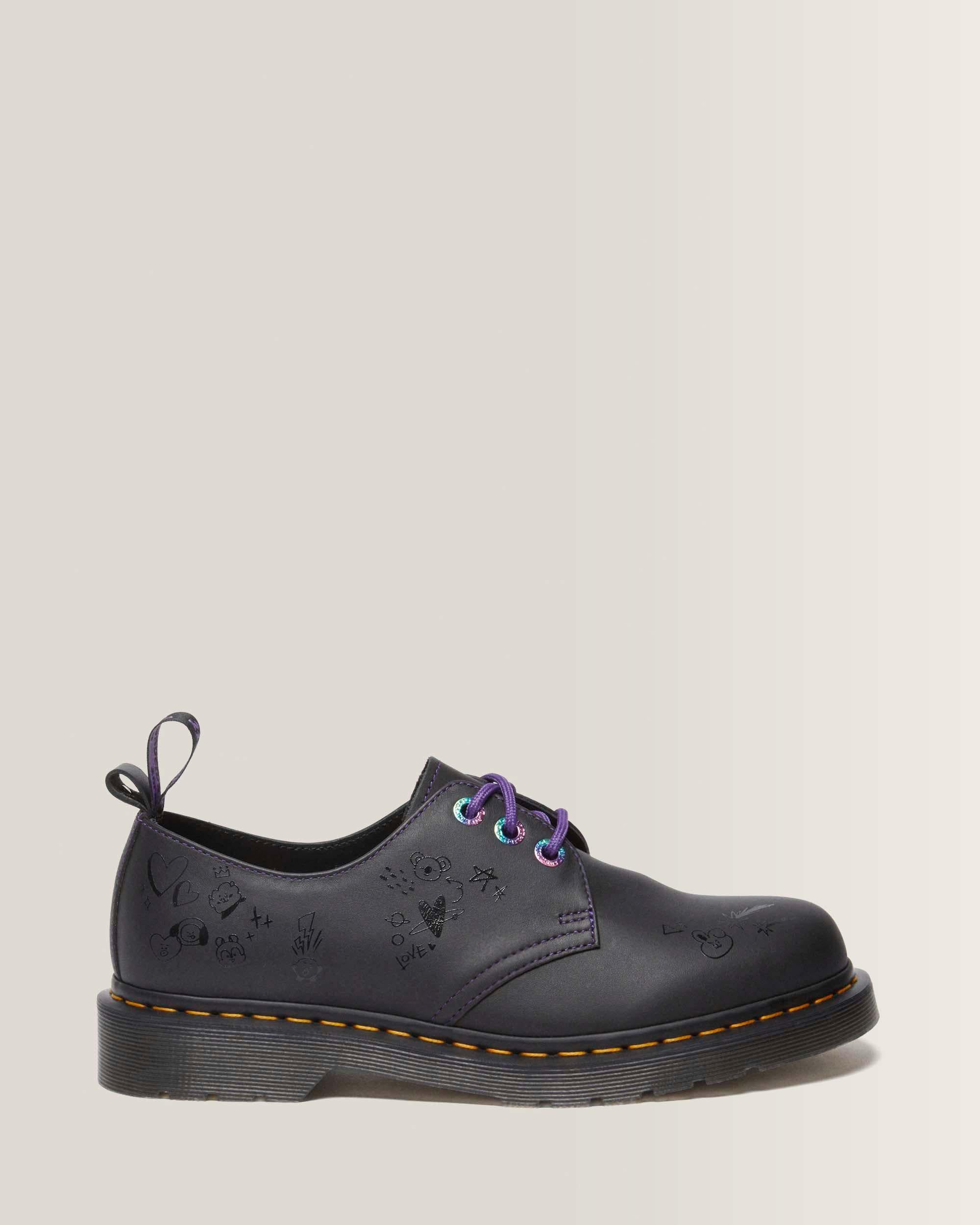 1461 BT21 Leather Oxford Shoes - Black