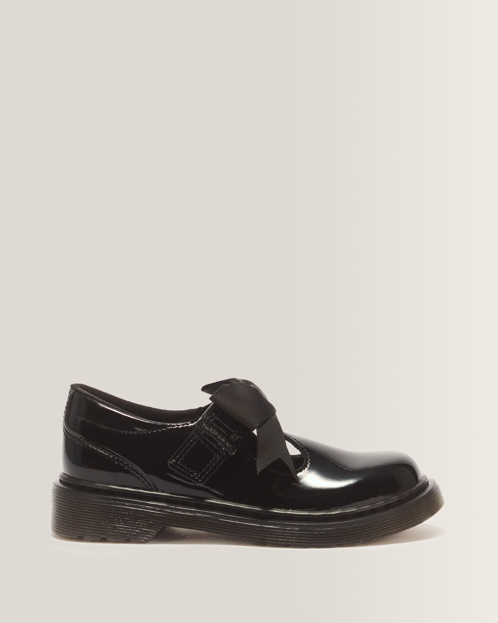Junior Polley Ii Bow Patent Leather Mary Jane Shoes - Black