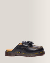 Adrian Leather Mules - Black