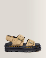 Zebzag Suede Platform Sandals - Savannah Tan