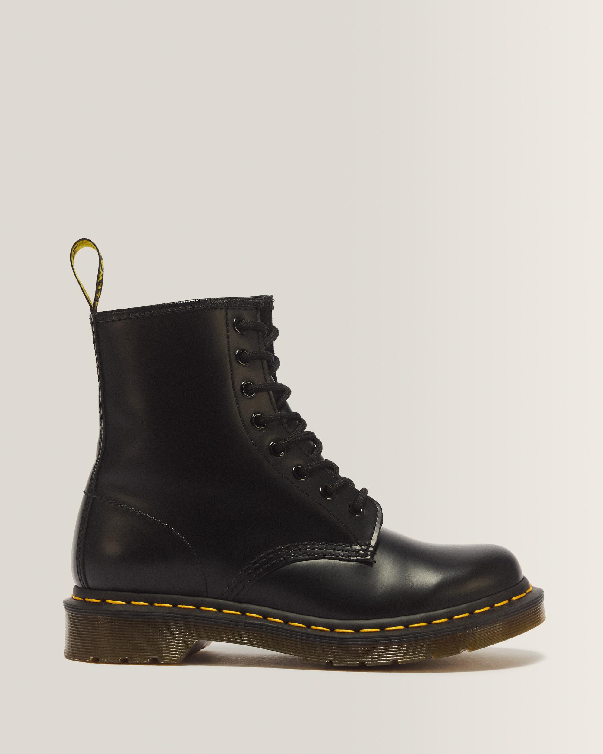1460 Women's Smooth Leather Lace Up Boots - Black
