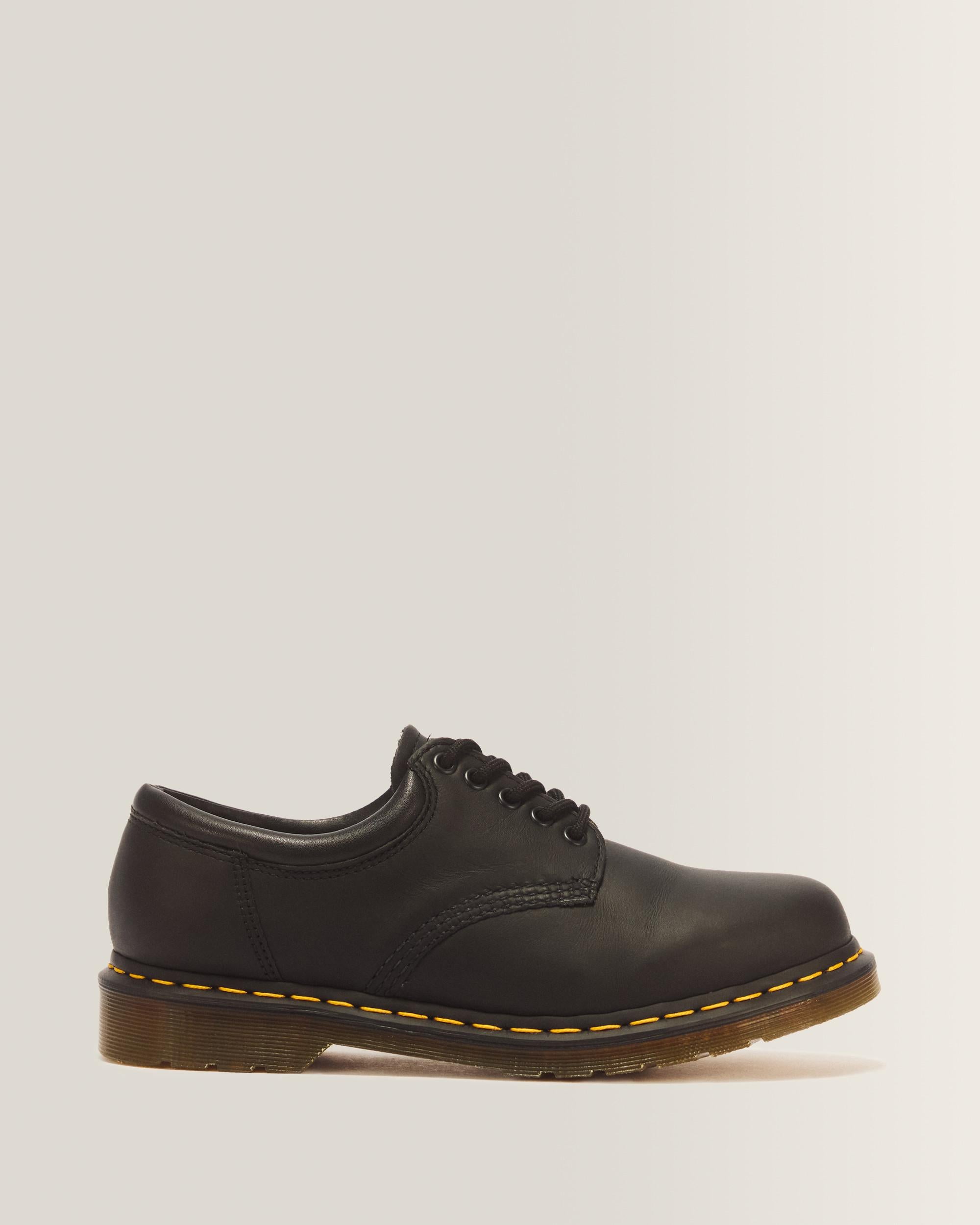 8053 Nappa Leather Casual Shoes - Black