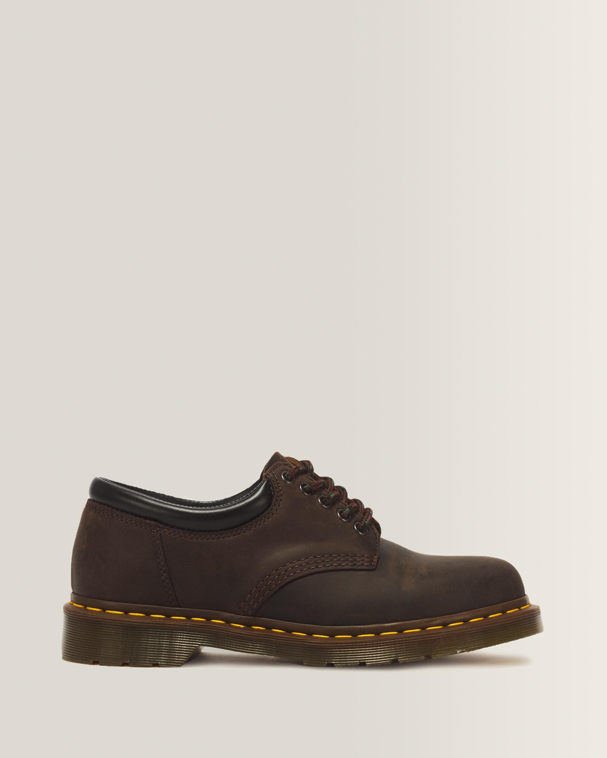 8053 Crazy Horse Leather Casual Shoes - Dark Brown