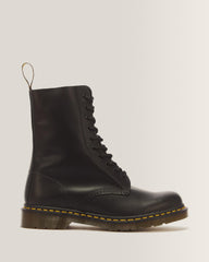 1490 Smooth Leather Mid Calf Boots - Black