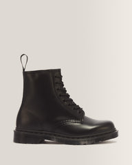 1460 Mono Smooth Leather Lace Up Boots - Black