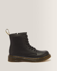 Junior 1460 Softy T Leather Lace Up Boots - Black