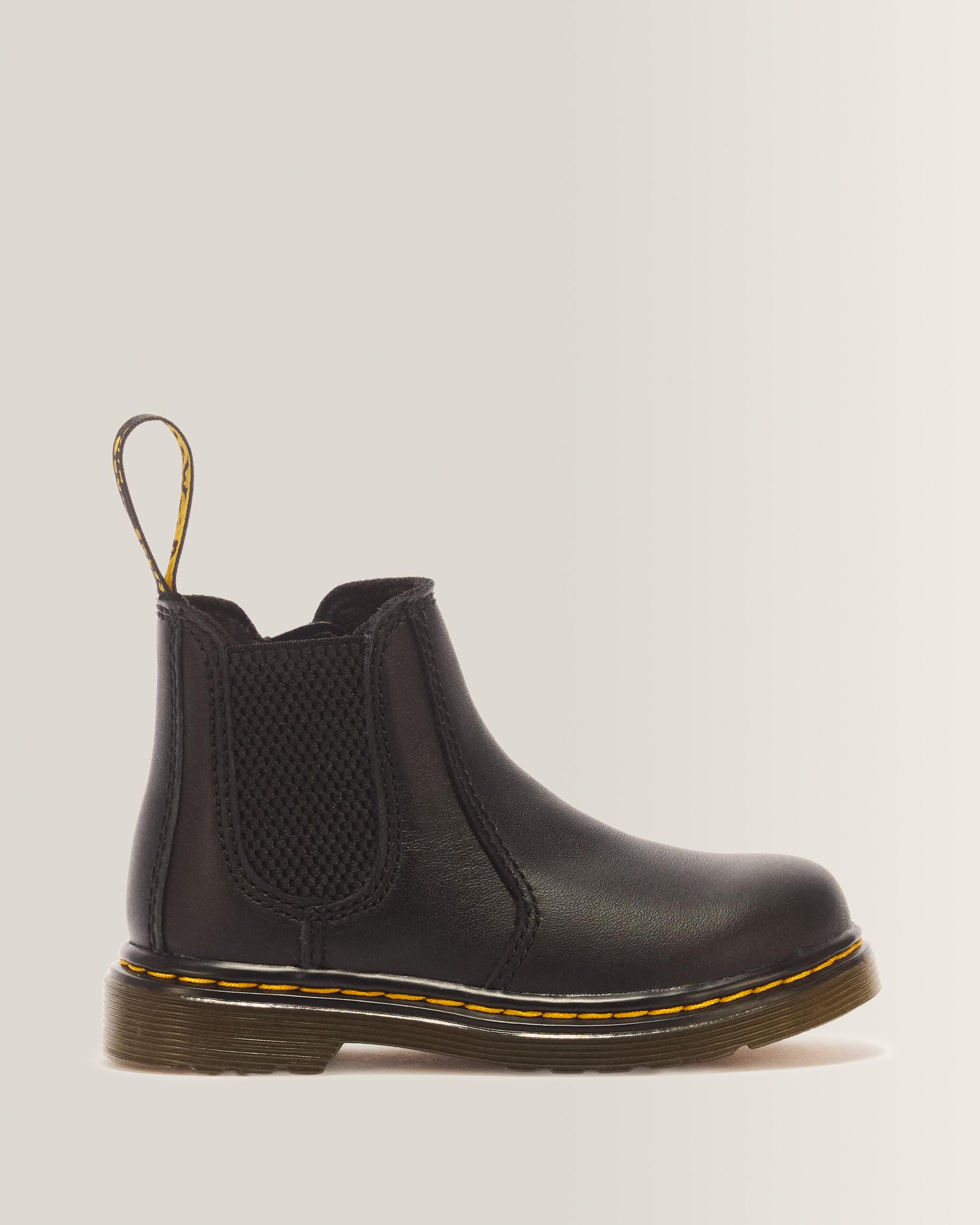 Infant/Toddler 2976 Softy T Leather Chelsea Boots - Black
