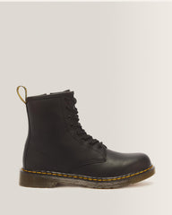 Youth 1460 Softy T Leather Lace Up Boots - Black