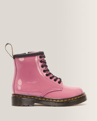 Toddler 1460 Patent Lamper Leather Boots - DMS PINK