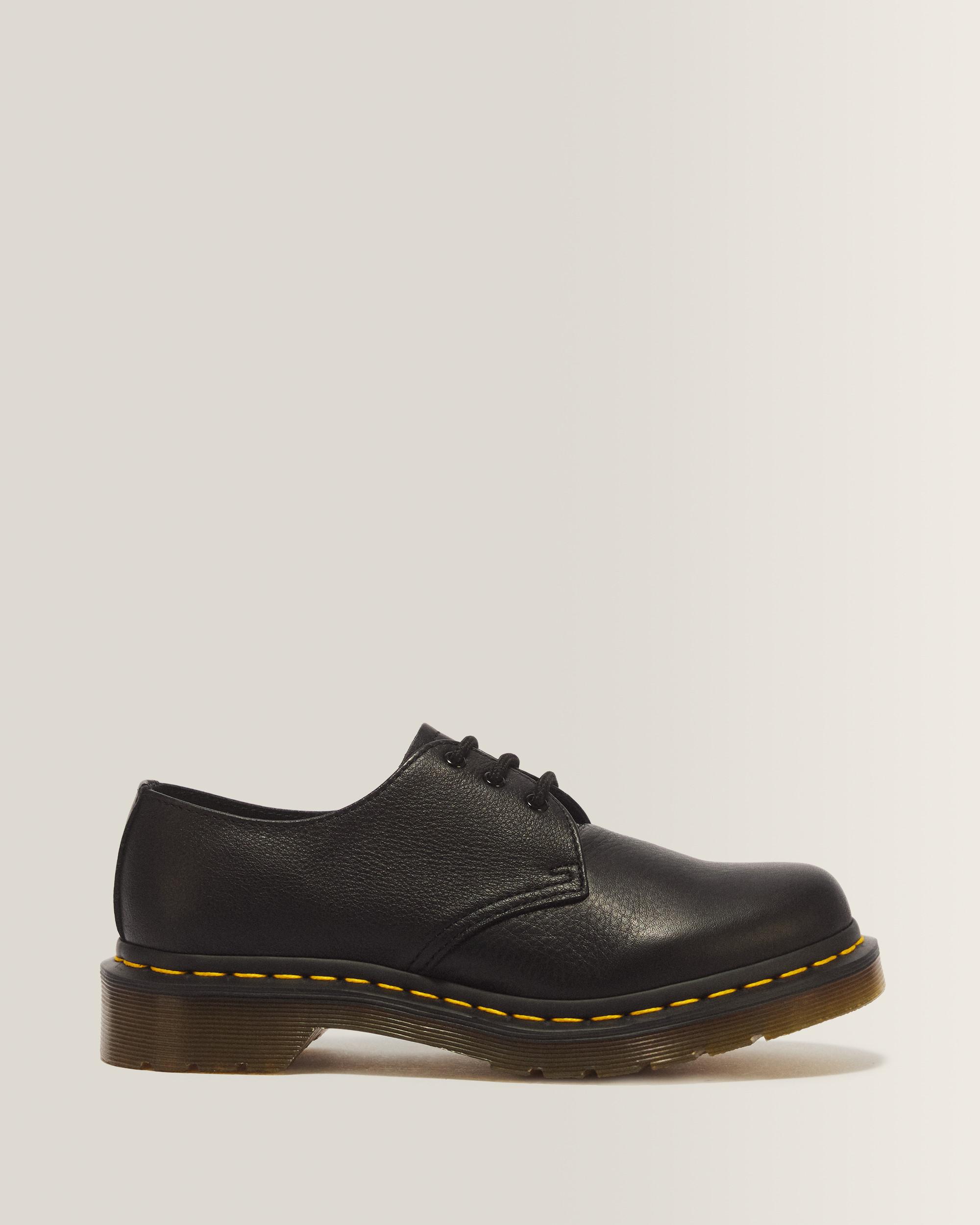 1461 Women's Virginia Leather Oxford Shoes - Black