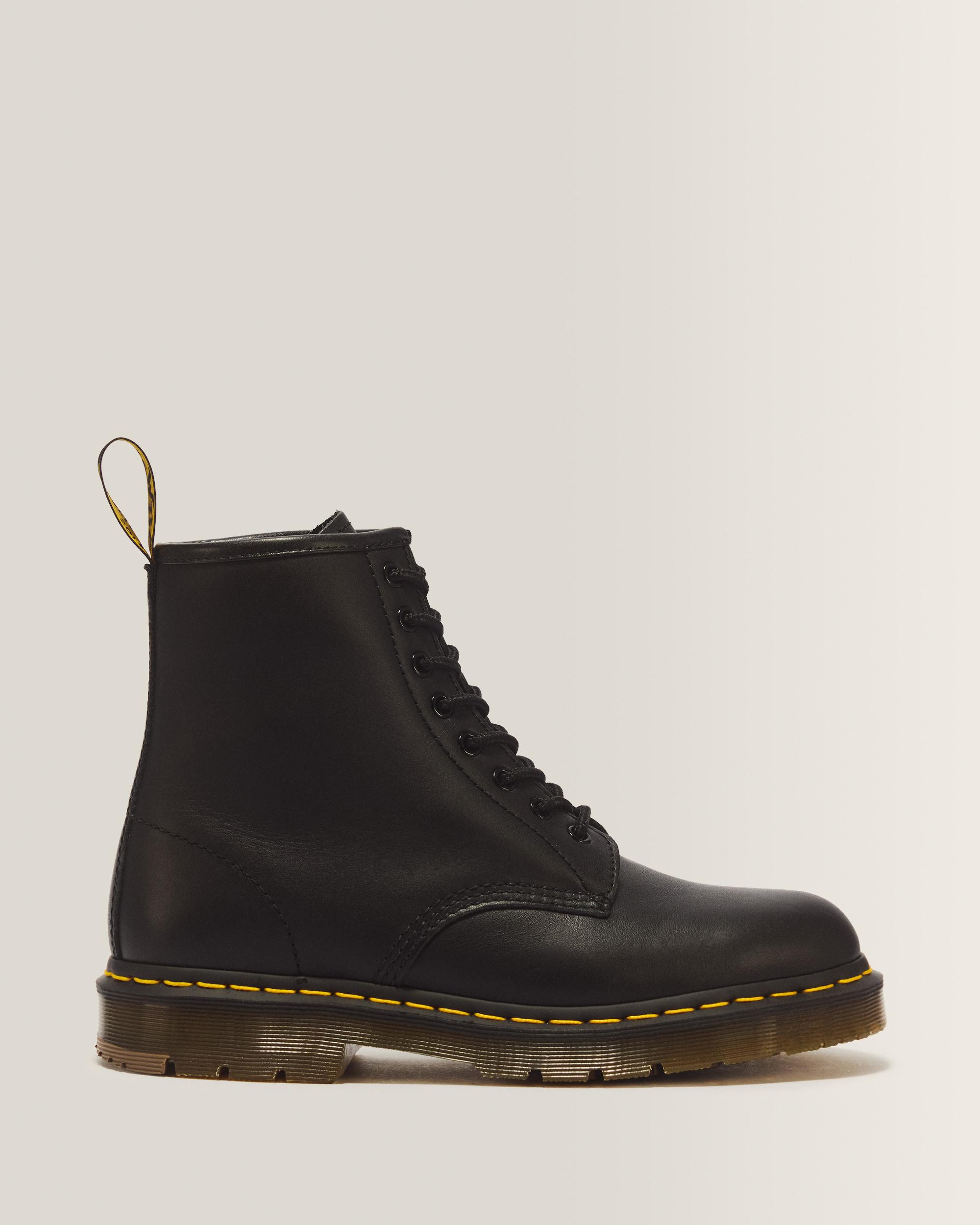 1460 Slip Resistant Leather Lace Up Boots - Black