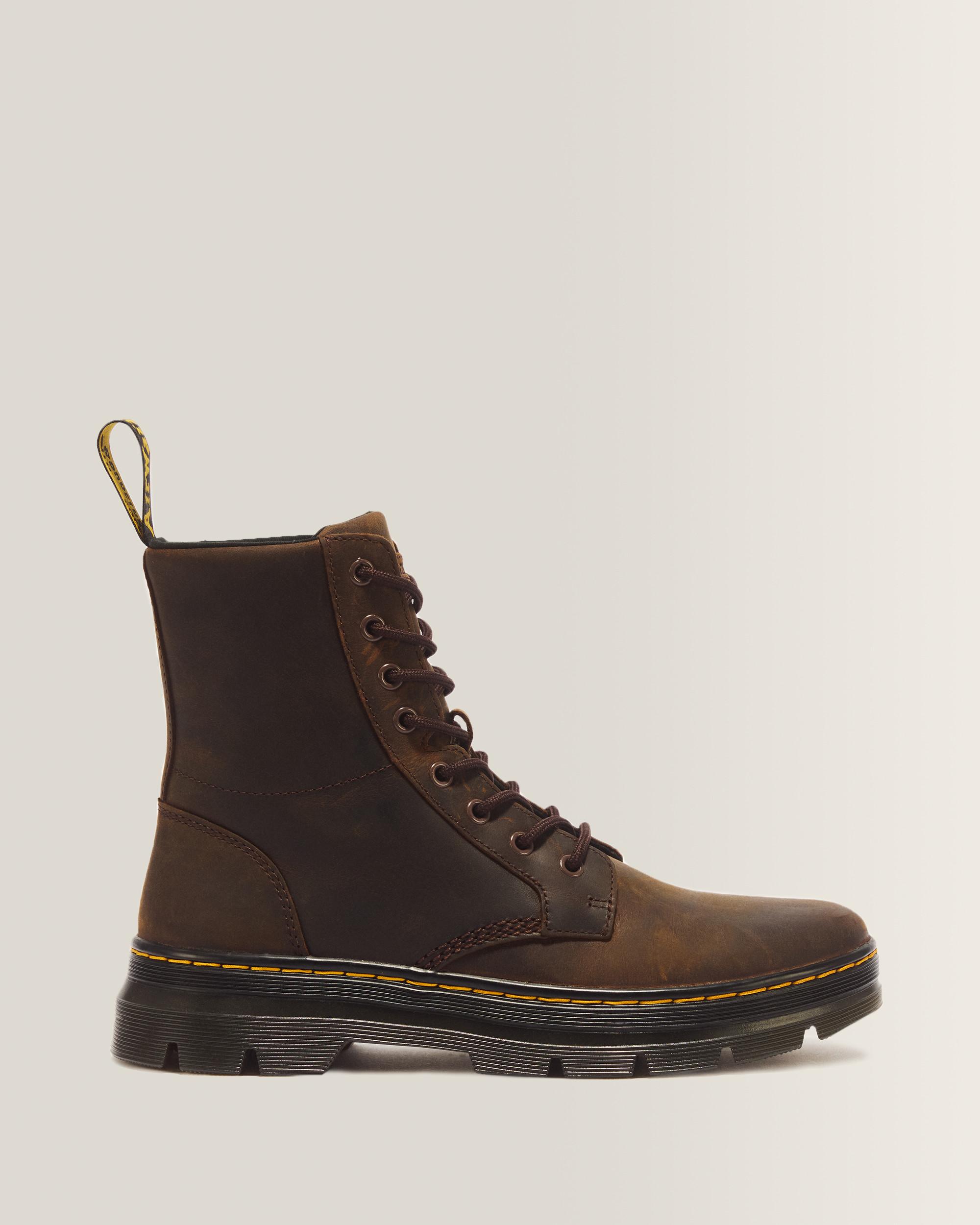 Combs Crazy Horse Leather Casual Boots - Brown