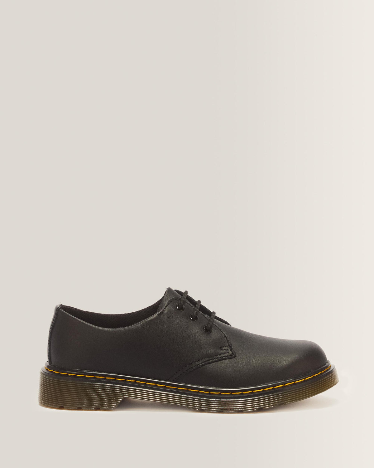 Youth 1461 Softy T Leather Shoes - Black