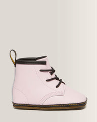 Newborn 1460 Auburn Leather Booties - Pale Pink