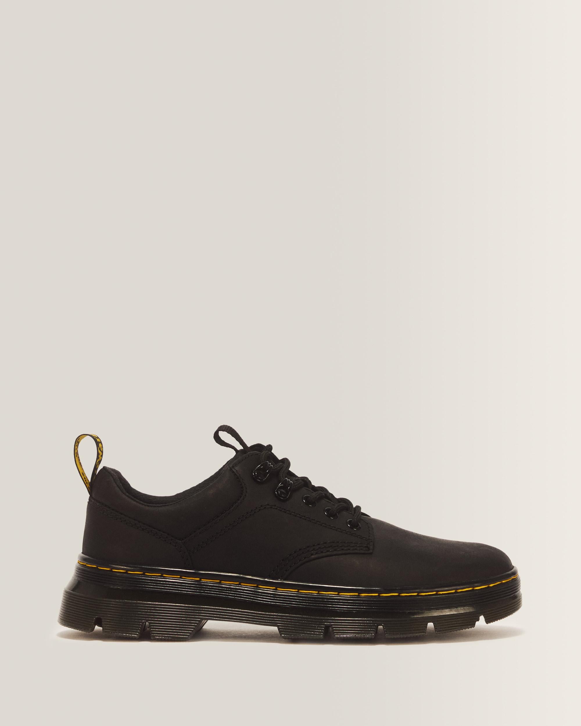 Reeder Wyoming Leather Utility Shoes - Black