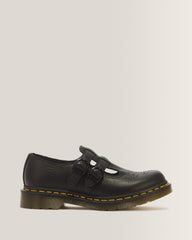 8065 Virginia Leather Mary Jane Shoes - Black
