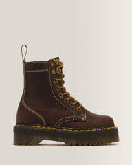 Jadon Boot Arc Crazy Horse Platforms - Brown