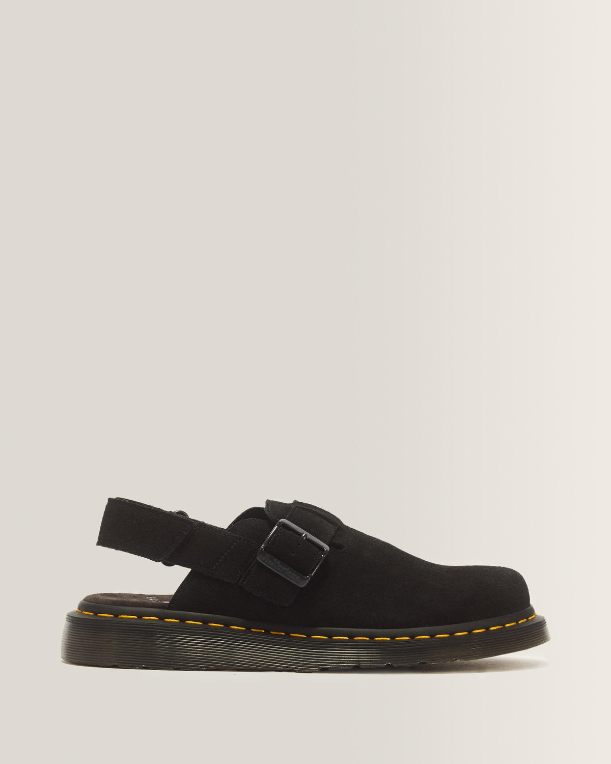 Jorge II Suede Slingback Mules - Black