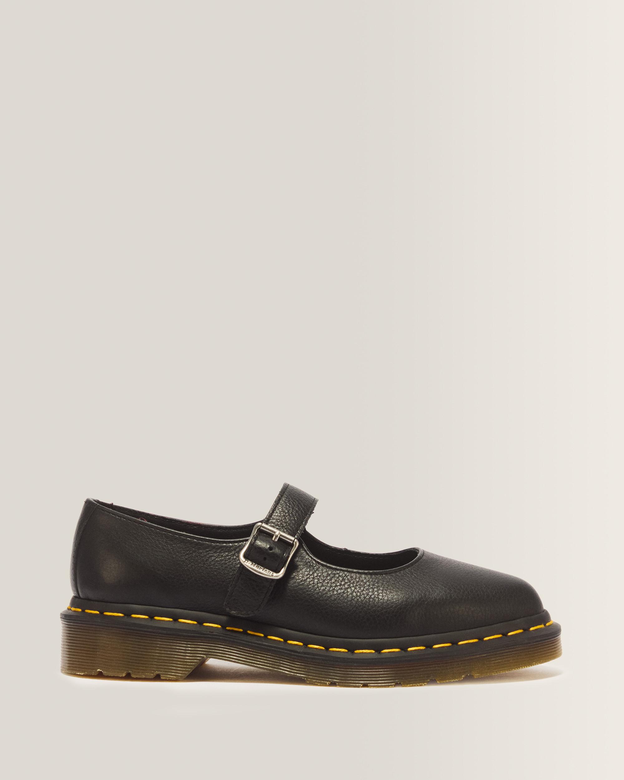 Elphie Virginia leather Mary Jane shoes - Black