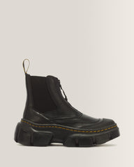 DMXL Zip Chelsea leather boots - Black
