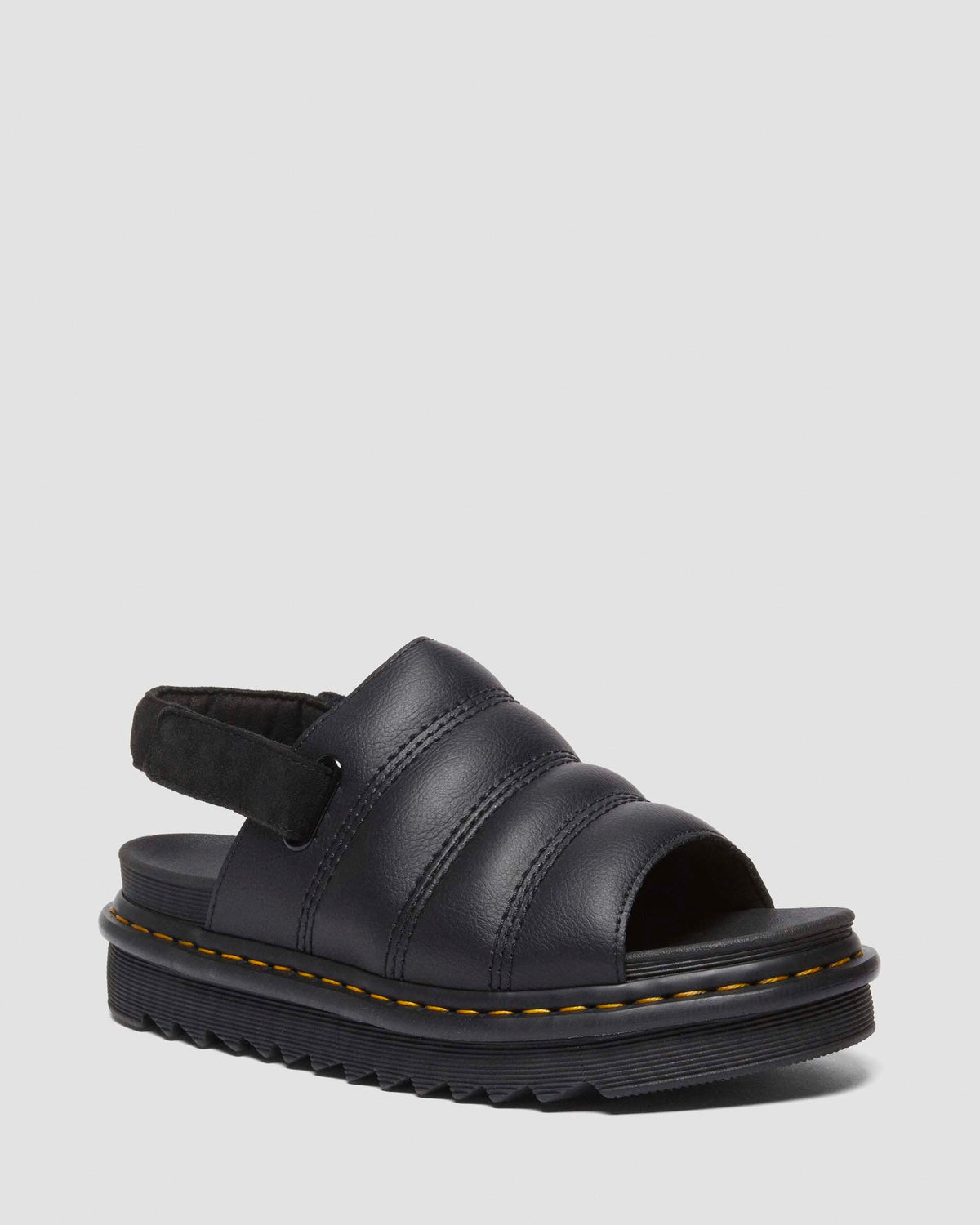 Kole Athena leather strap sandals - BLACK