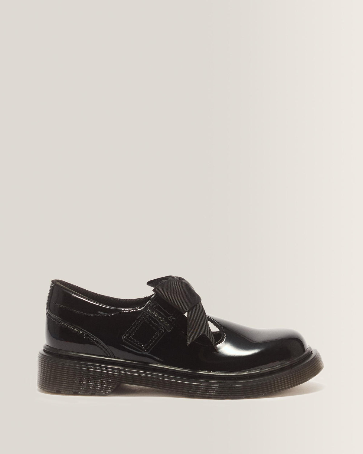 Junior Polley Ii Bow Patent Leather Mary Jane Shoes - Black