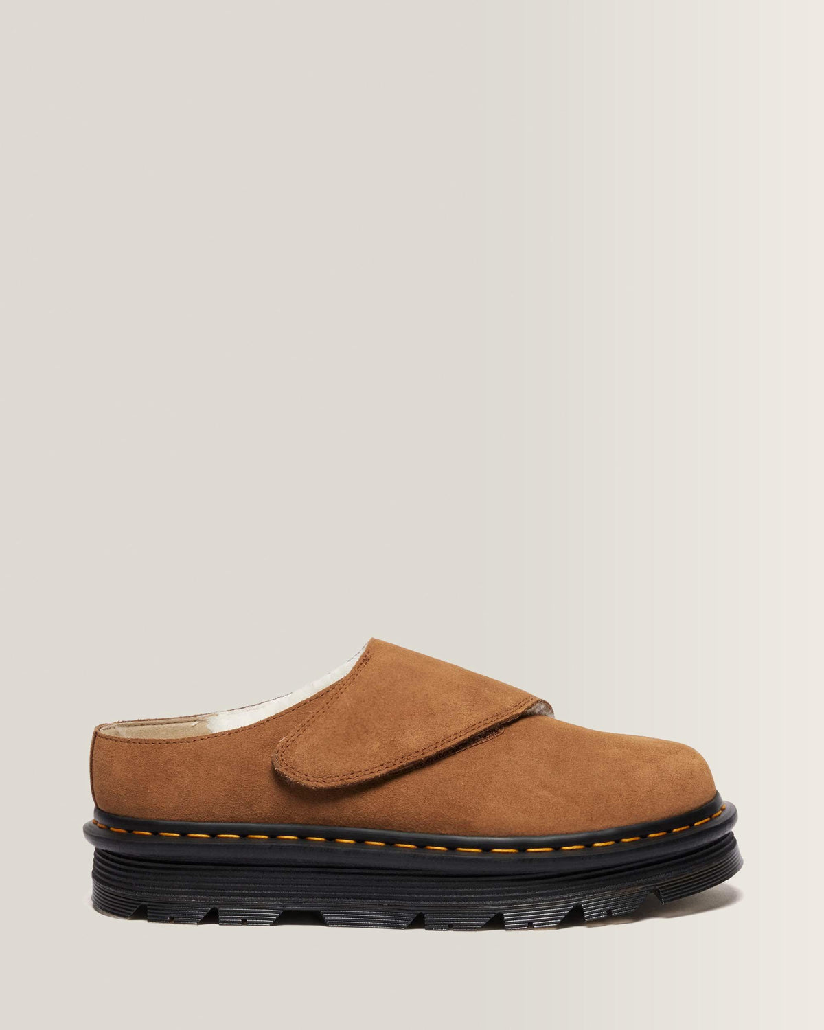 Zebzag AnyWair Warm Lined Suede Mules - Desert Brown