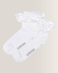 Frill Organic Cotton Blend Socks - White