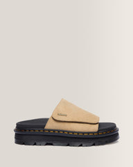 Zebzag Suede Platform Slides - Savannah Tan