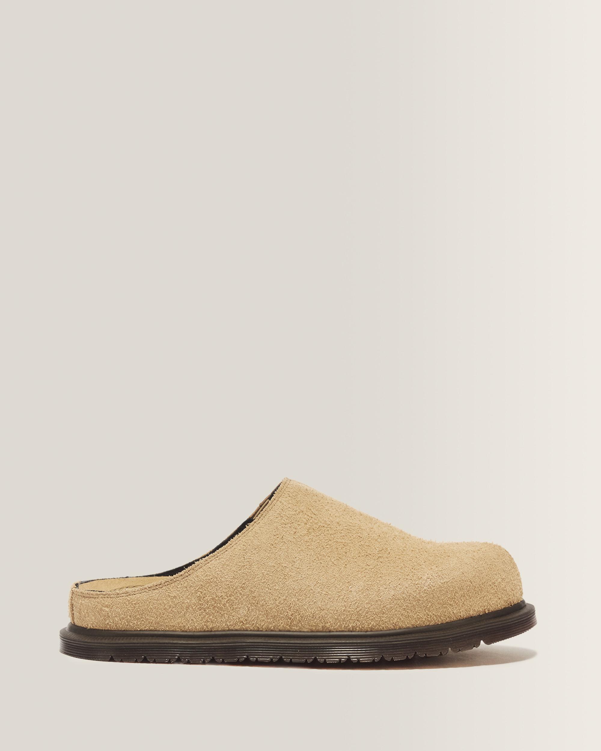 San Hairy Suede Mules - Savannah Tan