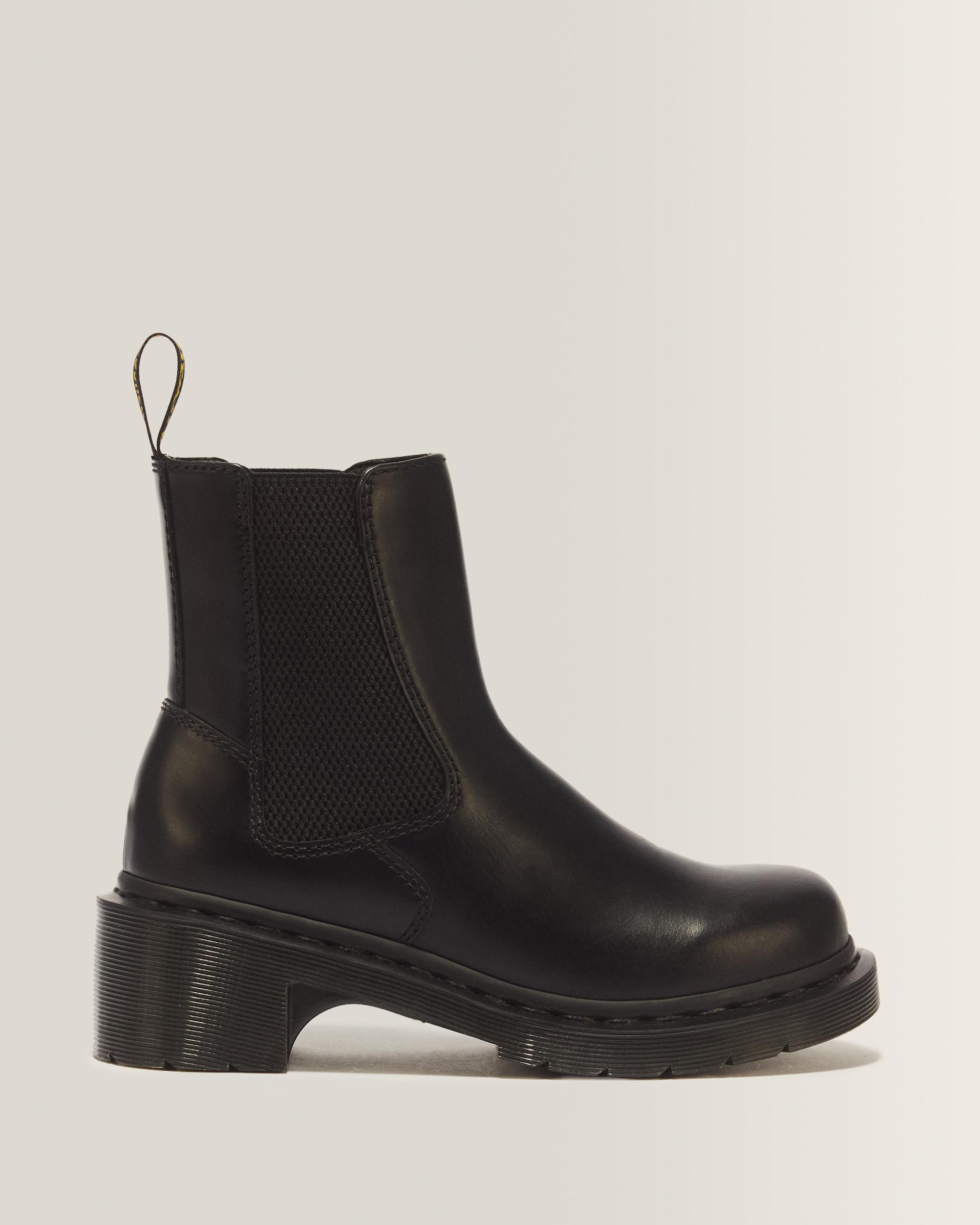 Alderstone Orleans Leather Chelsea Boots - Black