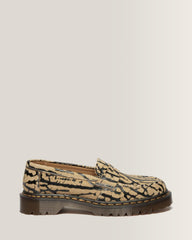 Delapre Suede Penny Loafers - TEAK+BLACK