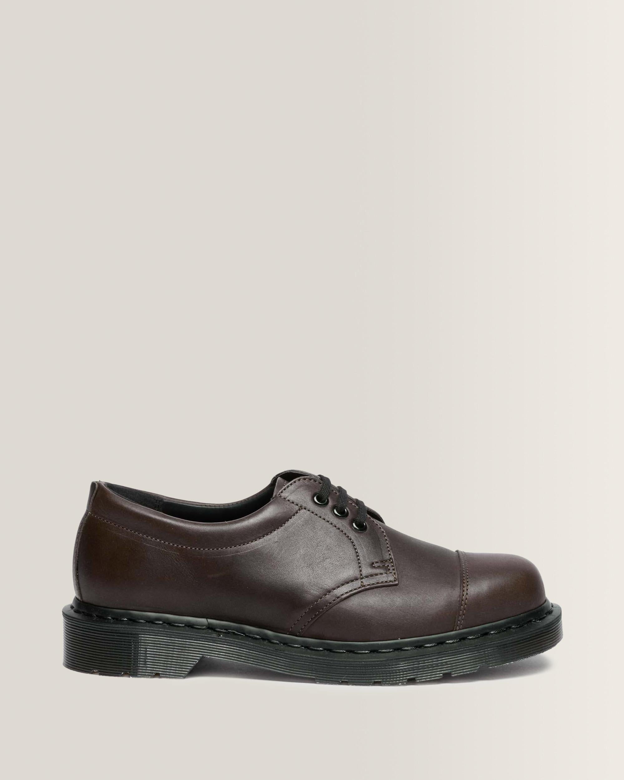 1461 MHL 3-Eye Leather Shoes - Brown