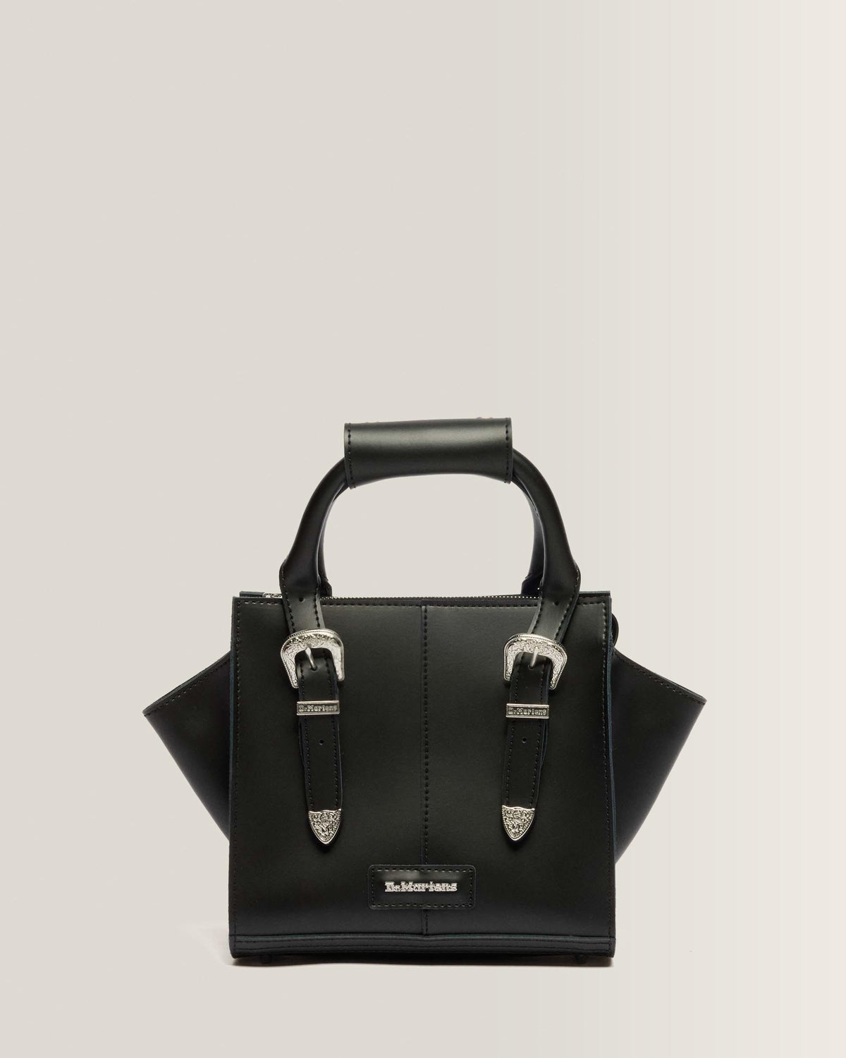 Small Kiev Leather Tote Bag - Black