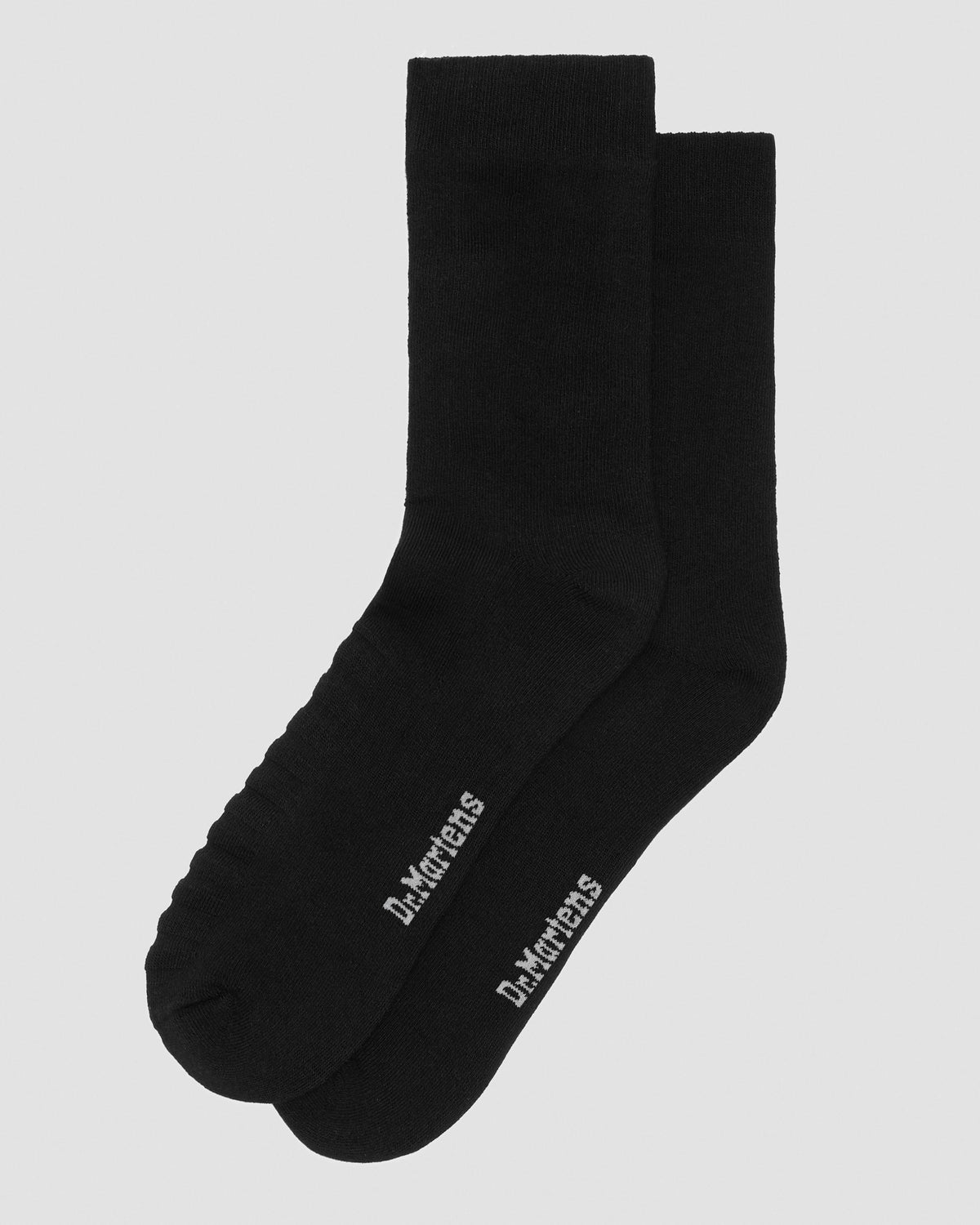 Double Doc Cotton Blend Socks - Black