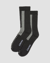 Double Doc Cotton Blend Socks - Grey