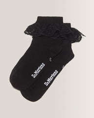 Frill Organic Cotton Socks - Black