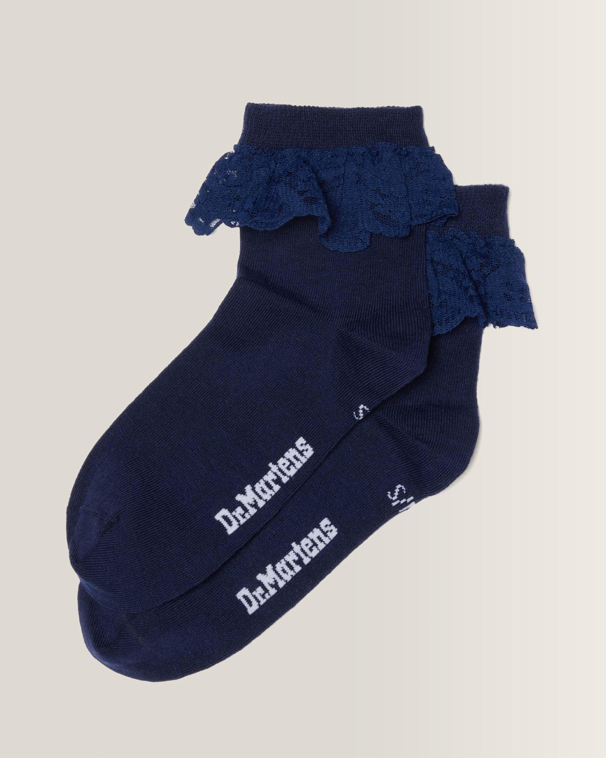 Frill Organic Cotton Blend Socks - MIDNIGHT BLUE