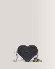BT21 Mini Heart Shaped Leather Bag - Black